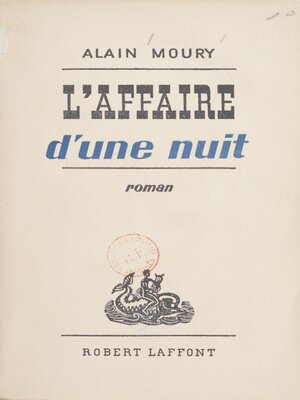 cover image of L'affaire d'une nuit